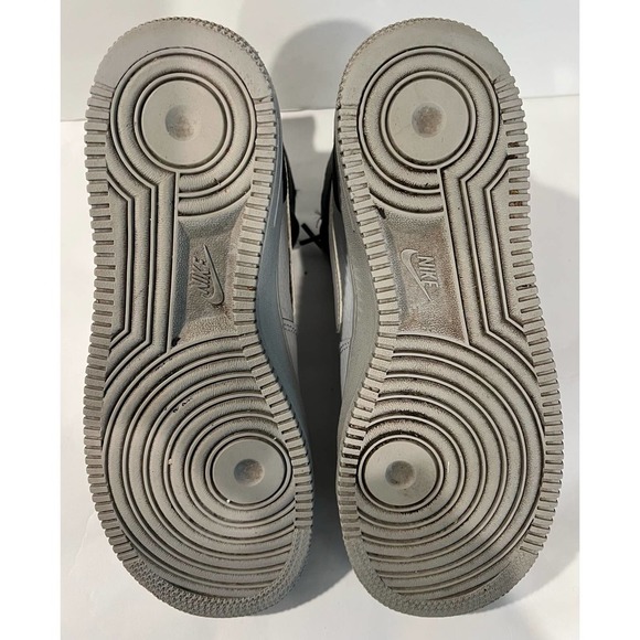 Nike Air Force 1 Mid Utility Wolf Grey Black size 7Y - Picture 11 of 12